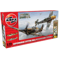 Airfix A50135 1/72 Dogfight Spitfire 1A-Messerschmitt Bf109E