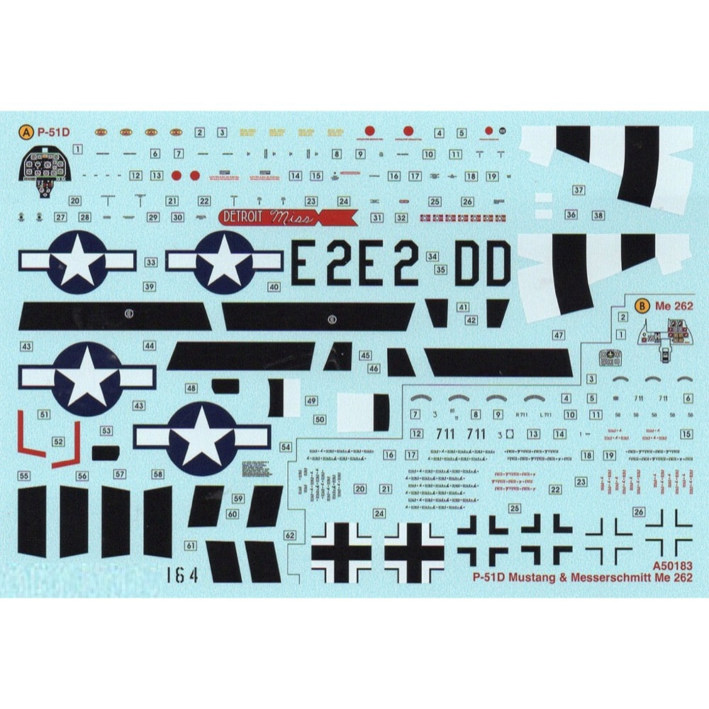 Airfix A50135 1/72 Dogfight Spitfire 1A-Messerschmitt Bf109E