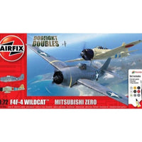 Airfix A50184 1/72 Grumman F-4F4 Wildcat and Mitsubishi Zero Dogfight Double Gift Set