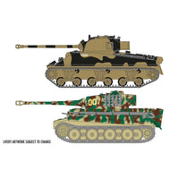 Airfix A50186 1/72 Tiger 1 vs Sherman Firefly Classic Conflict Gift Set