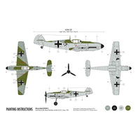 Airfix A55106 1/72 Messerschmitt BF-109E Gift Set