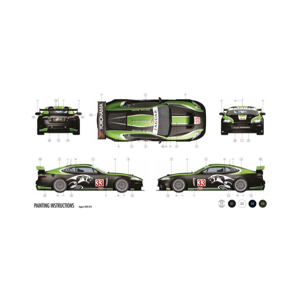 Airfix A55306 1/32 Jaguar XKRGT3 Fantasy Scheme Starter Set