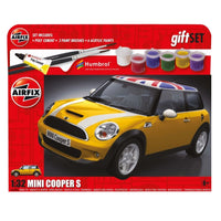 Airfix A55310 1/32 Mini Cooper S Starter Set Yellow Final Stock