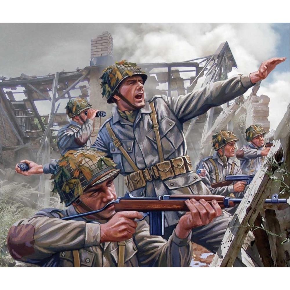 Airfix A02711V 1/32 WWII U.S. Paratroops Plastic Model Kit