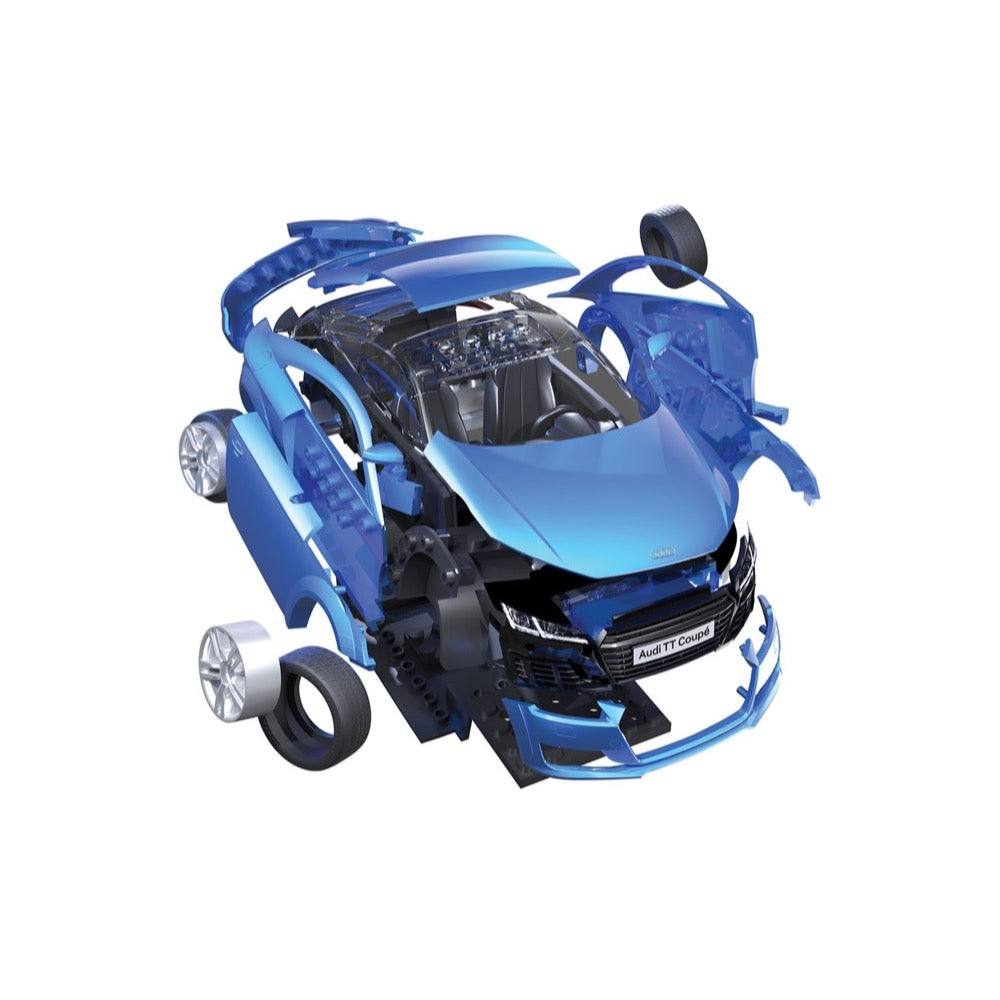 Airfix J6054 QuickBuild Audi TT Coupe Blue 5055286686535