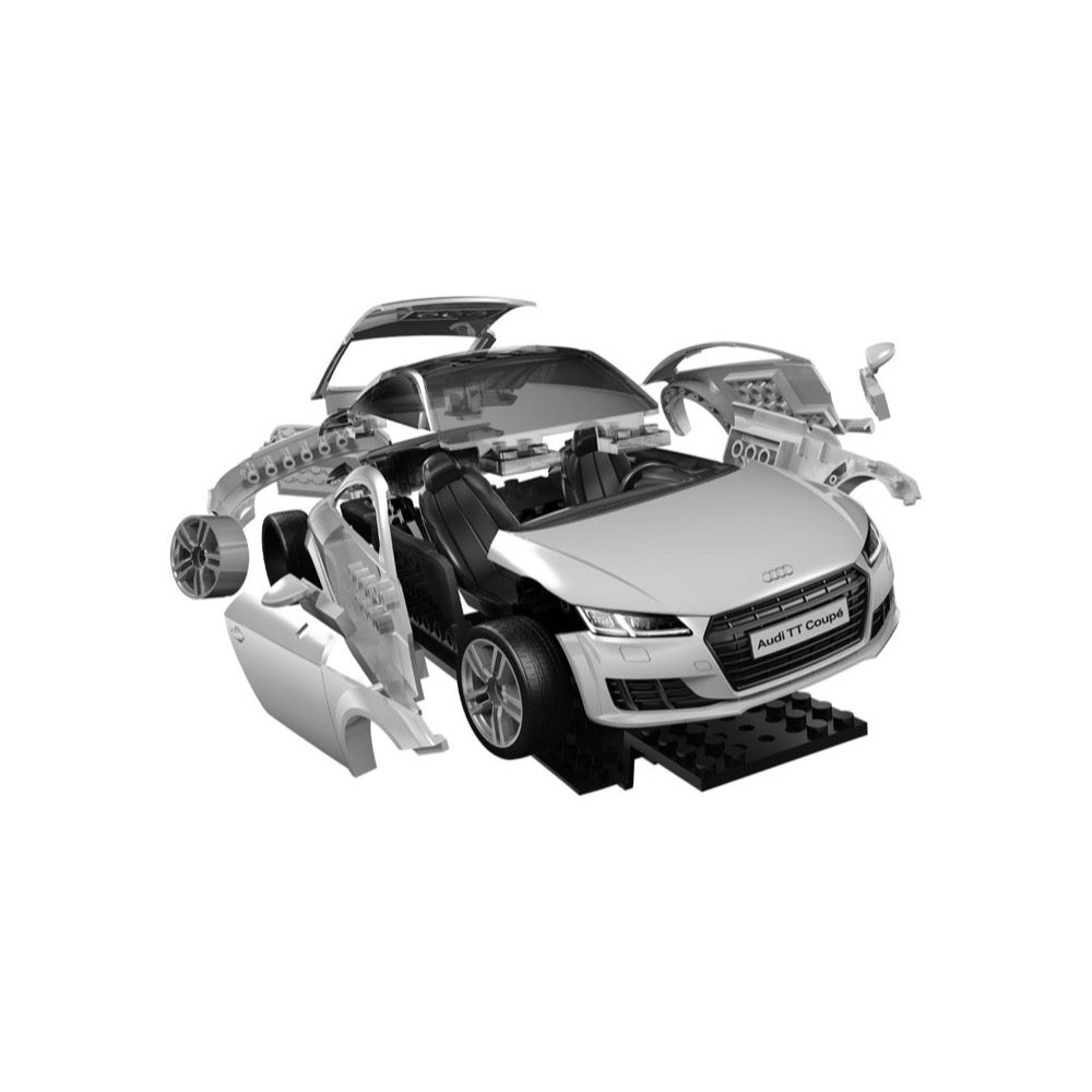 Airfix J6054 QuickBuild Audi TT Coupe Blue 5055286686535