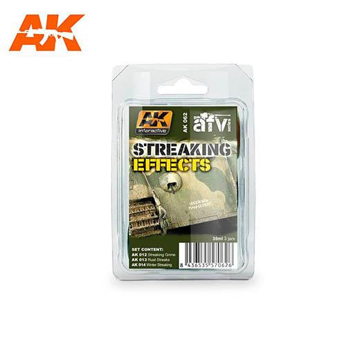 AK Interactive AK062 Weathering Streaks Set Enamel