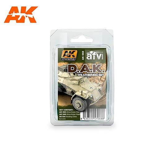 AK Interactive AK068 Weathering Afrika Korps Set Enamel