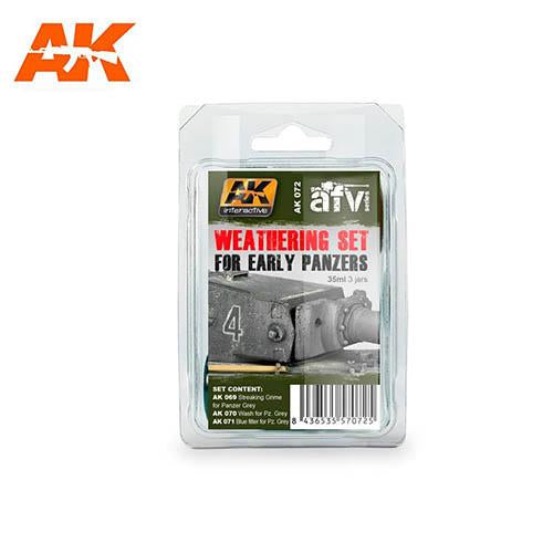 AK Interactive AK072 Weathering Early Panzers Set Enamel