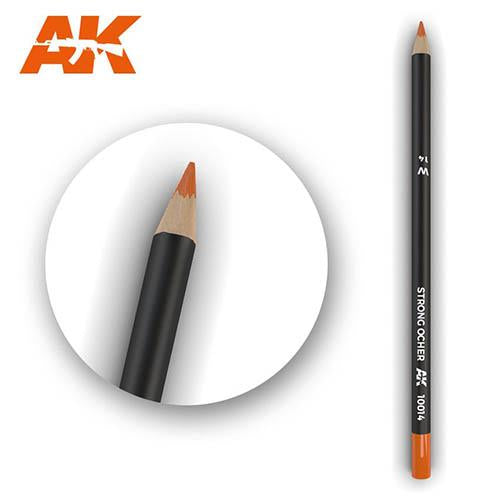 AK Interactive AK10014 Weathering Pencil Strong Ocher 5 Pack