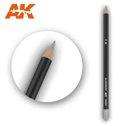 AK Interactive AK10033 Weathering Pencil Aluminum 5 Pack