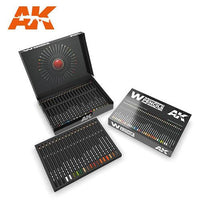 AK Interactive AK10047 Weathering Pencils Deluxe Edition Box 37 Pack
