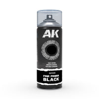 AK Interactive 1009 Fine Primer Black Spray Paint 400ml
