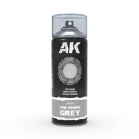 AK Interactive 1010 Fine Primer Grey Spray Paint 400ml