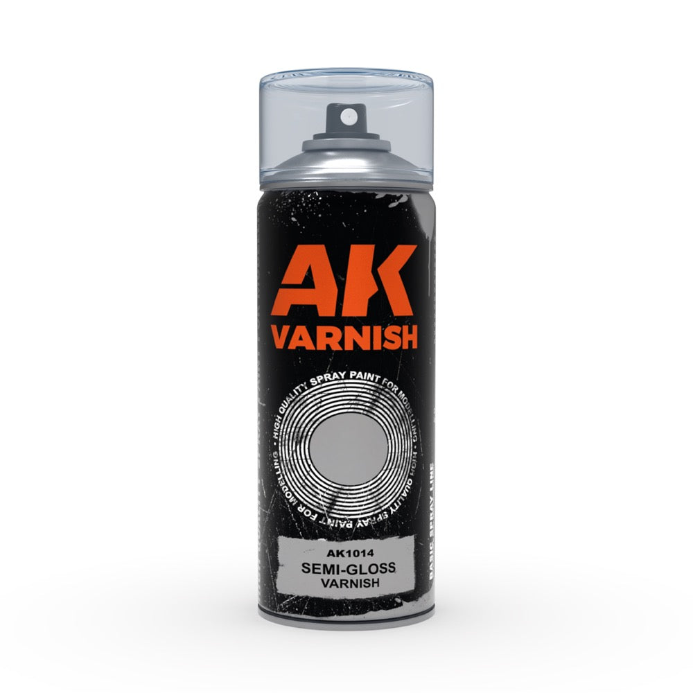 AK Interactive 1014 Semi-Gloss varnish Spray Paint 400ml