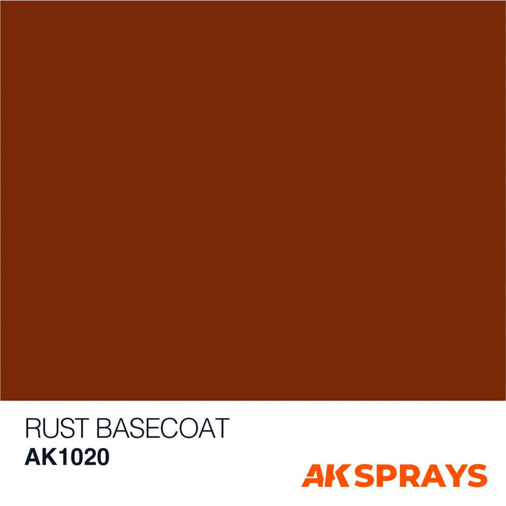 AK Interactive 1020 Rust Basecoat Spray Paint 150ml