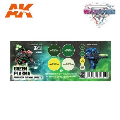 AK Interactive AK1064 Wargame Color Green Plasma and Glowing Effects Acrylic Paint Set