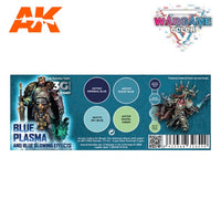 AK Interactive AK1067 Wargame Color Blue Plasma and Glowing Effects Acrylic Paint Set (3rd Generation)