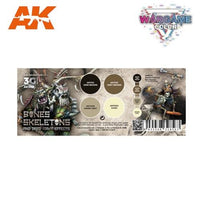 AK Interactive AK1069 Wargame Color Bones and Skeletons Acrylic Paint Set