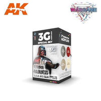 AK Interactive AK1070 Wargame Color Eternal Darkness Acrylic Paint Set