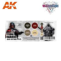 AK Interactive AK1070 Wargame Color Eternal Darkness Acrylic Paint Set