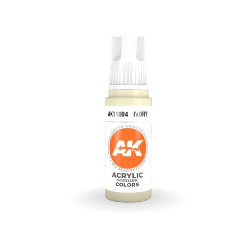 AK Interactive AK11004 Ivory Acrylic Paint 17ml (3rd Generation)