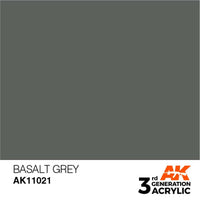 AK Interactive AK11021 Basalt Grey Acrylic Paint 17ml (3rd Generation)