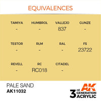 AK Interactive AK11032 Pale Sand Acrylic Paint 17ml (3rd Generation)