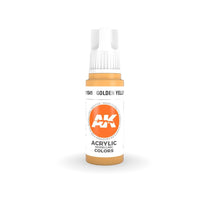 AK Interactive AK11041 Golden Yellow Acrylic Paint 17ml (3rd Generation)