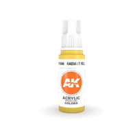 AK Interactive AK11046 Radiant Yellow Acrylic Paint 17ml (3rd Generation)