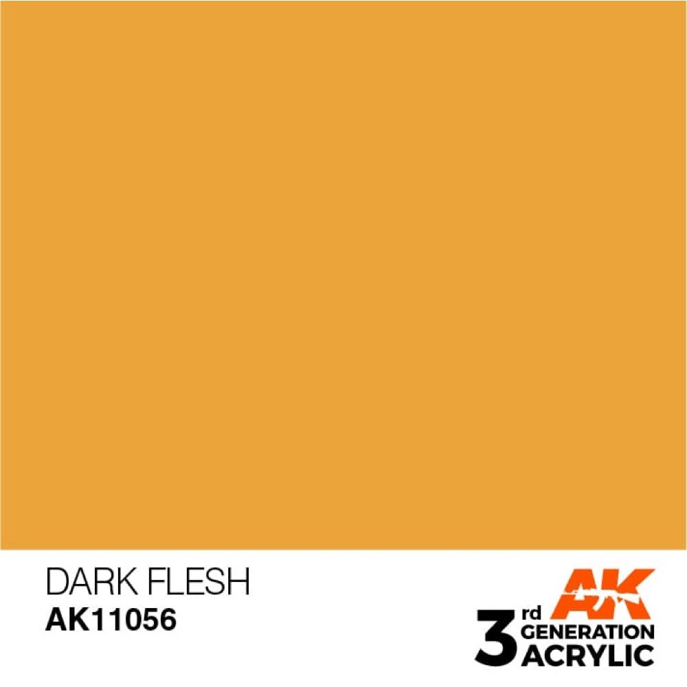 AK Interactive AK11056 Dark Flesh Acrylic Paint 17ml (3rd Generation)