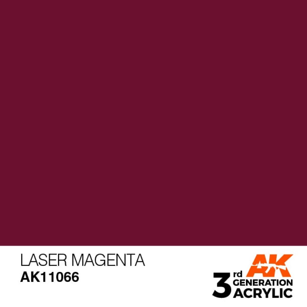 AK Interactive AK11066 Laser MagentaAcrylic Paint 17ml (3rd Generation)