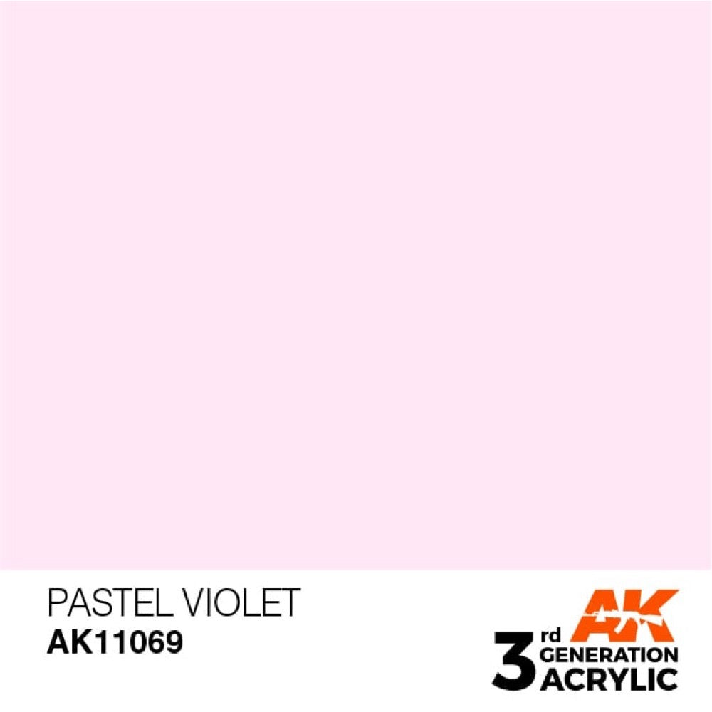 AK Interactive AK11069 Pastel Violet Acrylic Paint 17ml (3rd Generation)