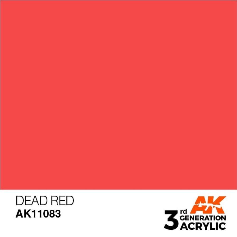 AK Interactive AK11083 Dead Orange Acrylic Paint 17ml (3rd Generation)