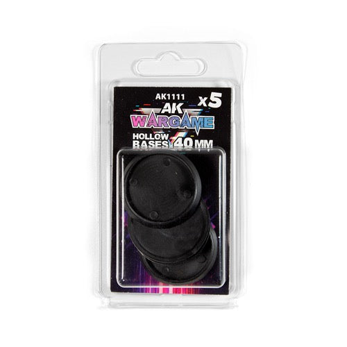 AK Interactive 1110 Plastic Wargame Bases Hollow Base 32mm 10 units