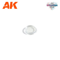 AK Interactive 1112 Plastic Wargame Bases Clear Hollow Base 25mm 10 units