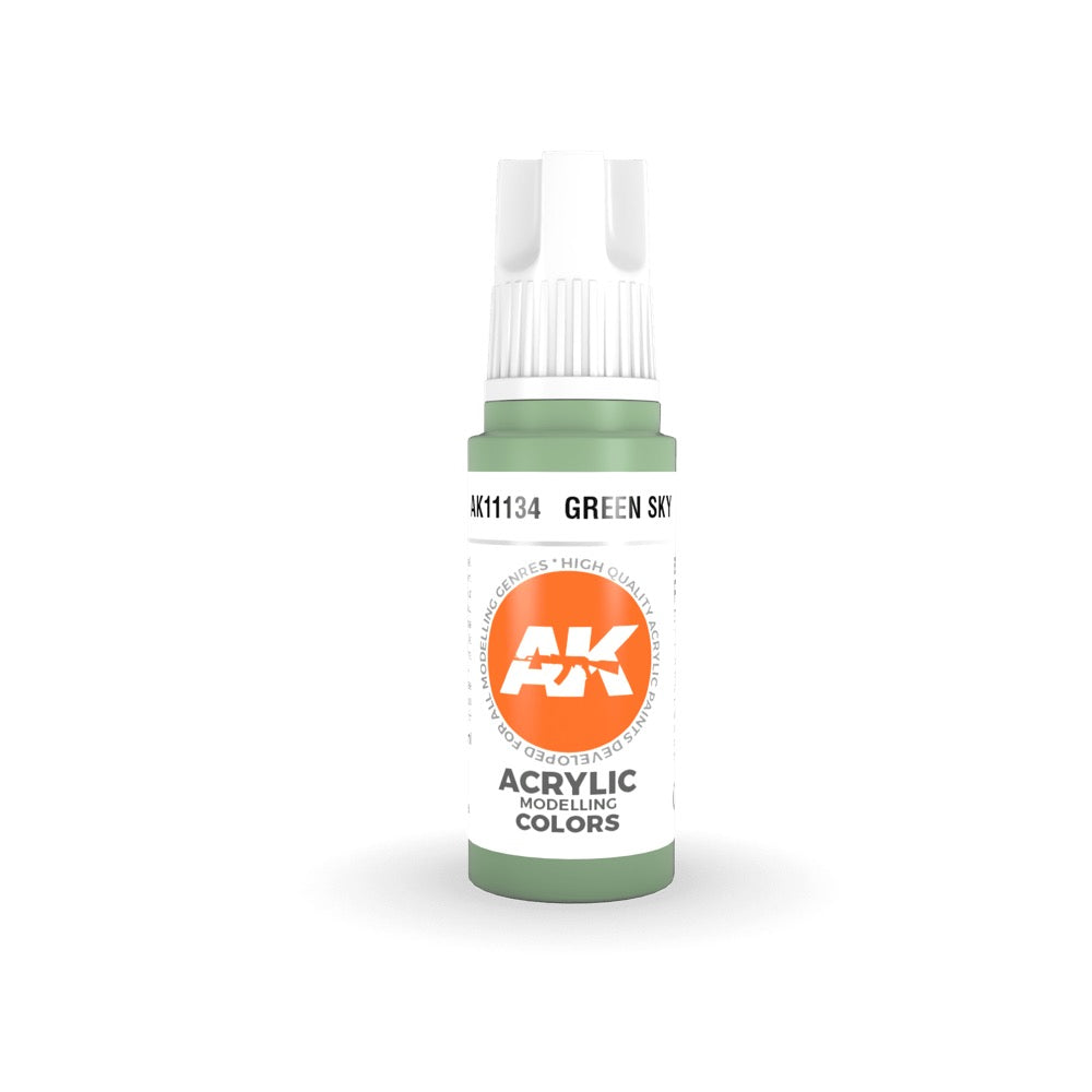 AK Interactive AK11134 Green Sky Acrylic Paint 17ml (3rd Generation)