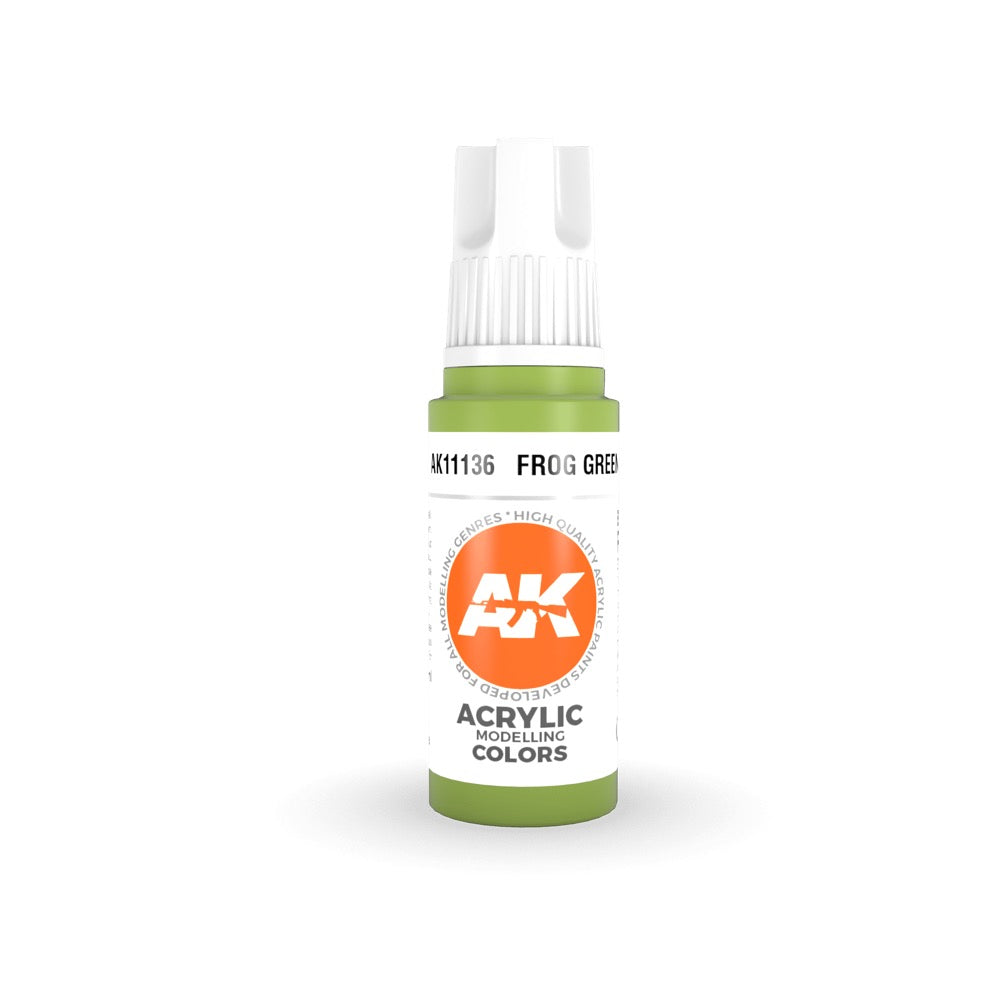 AK Interactive AK11136 Frog Green Acrylic Paint 17ml (3rd Generation)