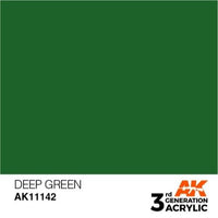 AK Interactive AK11142 Deep Green Intense Acrylic Paint 17ml (3rd Generation)