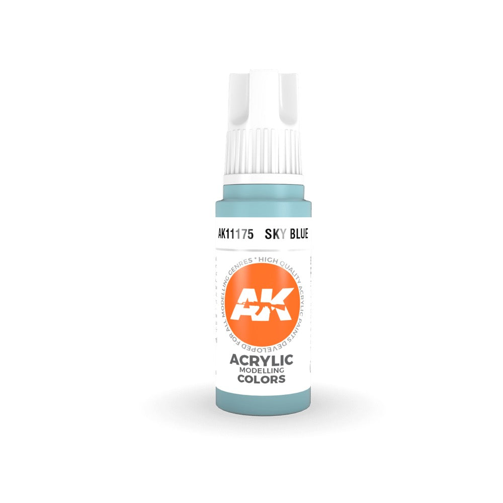 AK Interactive AK11175 Sky Blue Acrylic Paint 17ml (3rd Generation)