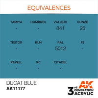 AK Interactive AK11177 Ducat Blue Acrylic Paint 17ml (3rd Generation)
