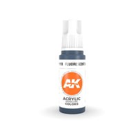 AK Interactive AK11178 Fluorescent Blue Acrylic Paint 17ml (3rd Generation)