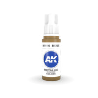 AK Interactive AK11196 Metallic Bronze Acrylic Paint 17ml (3rd Generation)
