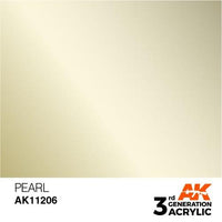 AK Interactive AK11206 Metallic Pearl Acrylic Paint 17ml (3rd Generation)