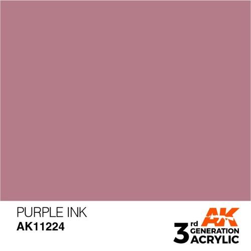 AK Interactive AK11224 Purple Ink 17ml (3rd Generation)
