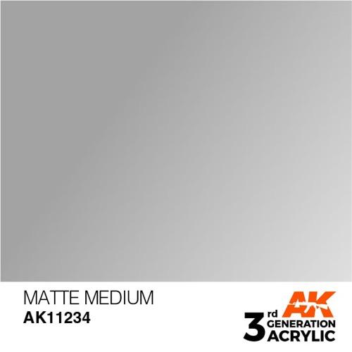AK Interactive AK11234 Matte Medium 17ml (3rd Generation)