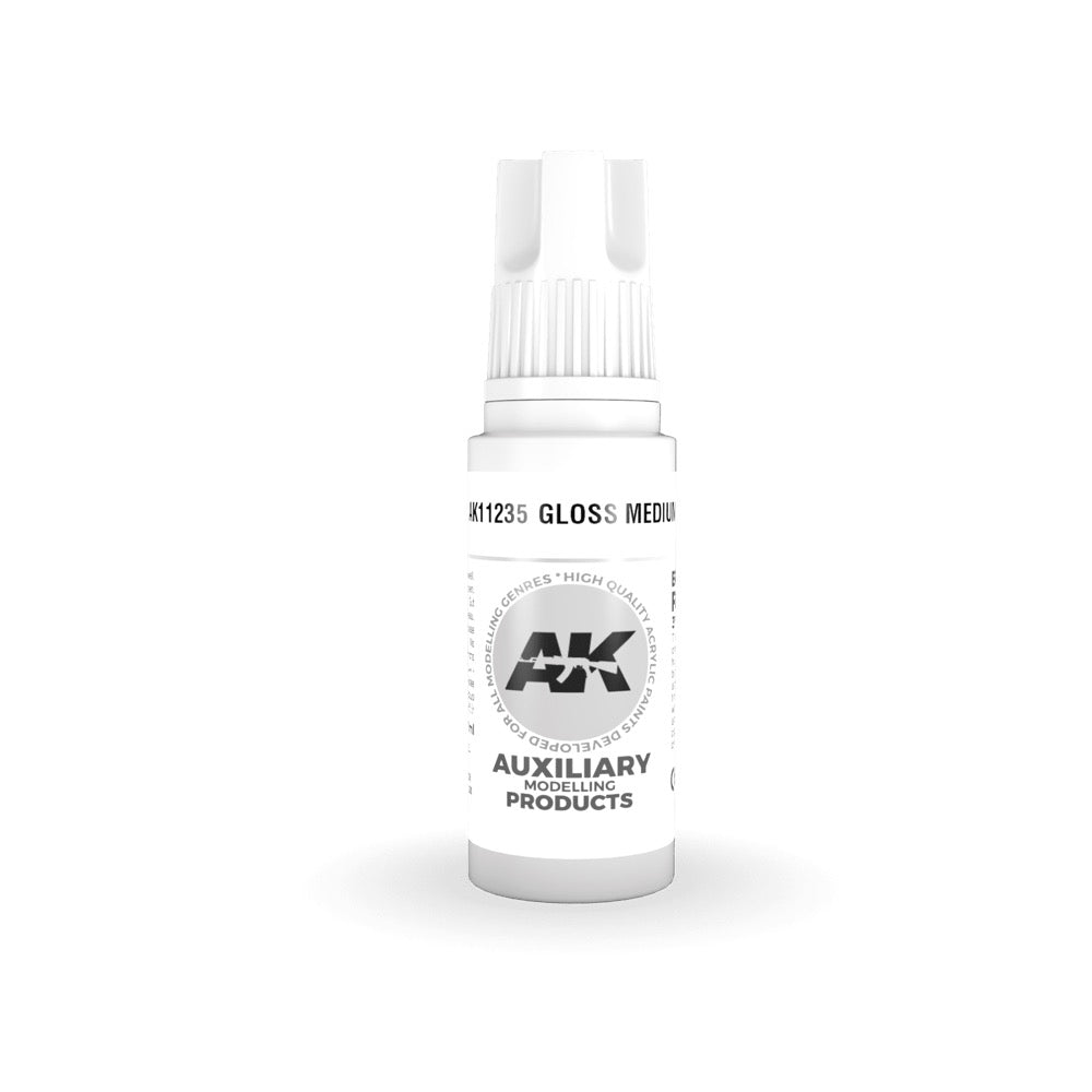 AK Interactive AK11235 Gloss Medium 17ml (3rd Generation)