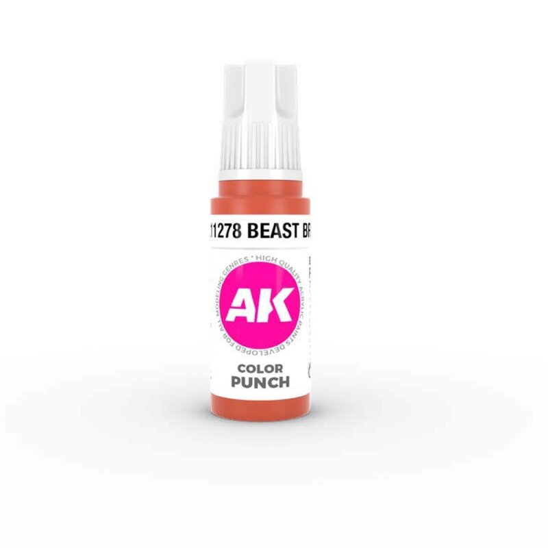 AK Interactive AK11278 Colour Punch Ultra Pigmented Beast Brown 17 ml (3rd Generation)