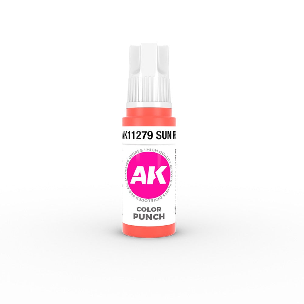 AK Interactive AK11279 Colour Punch Ultra Pigmented Sun Red 17 ml (3rd Generation)