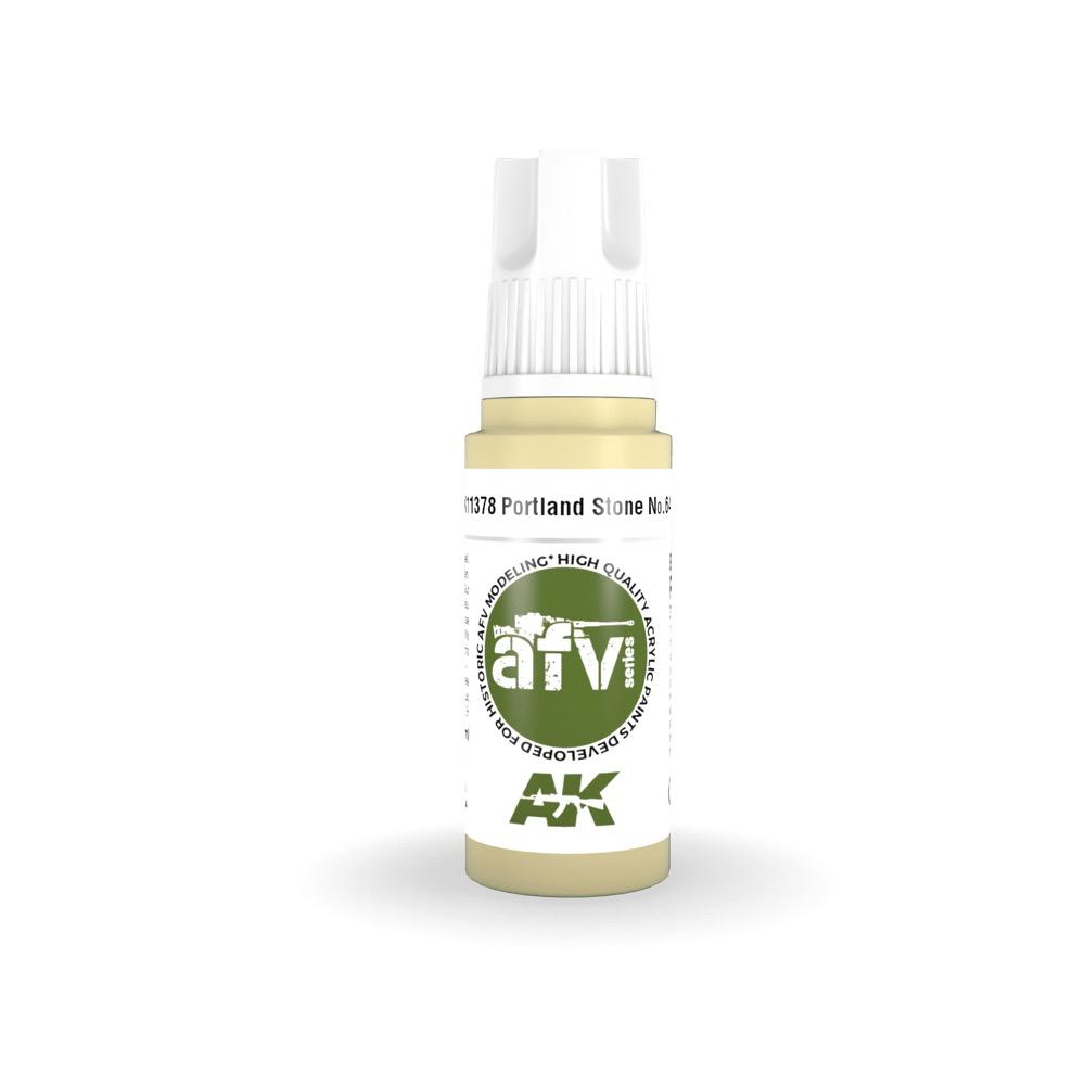 AK Interactive AK11378 Portland Stone No.64 Acrylic Paint 17ml 3rd Generation